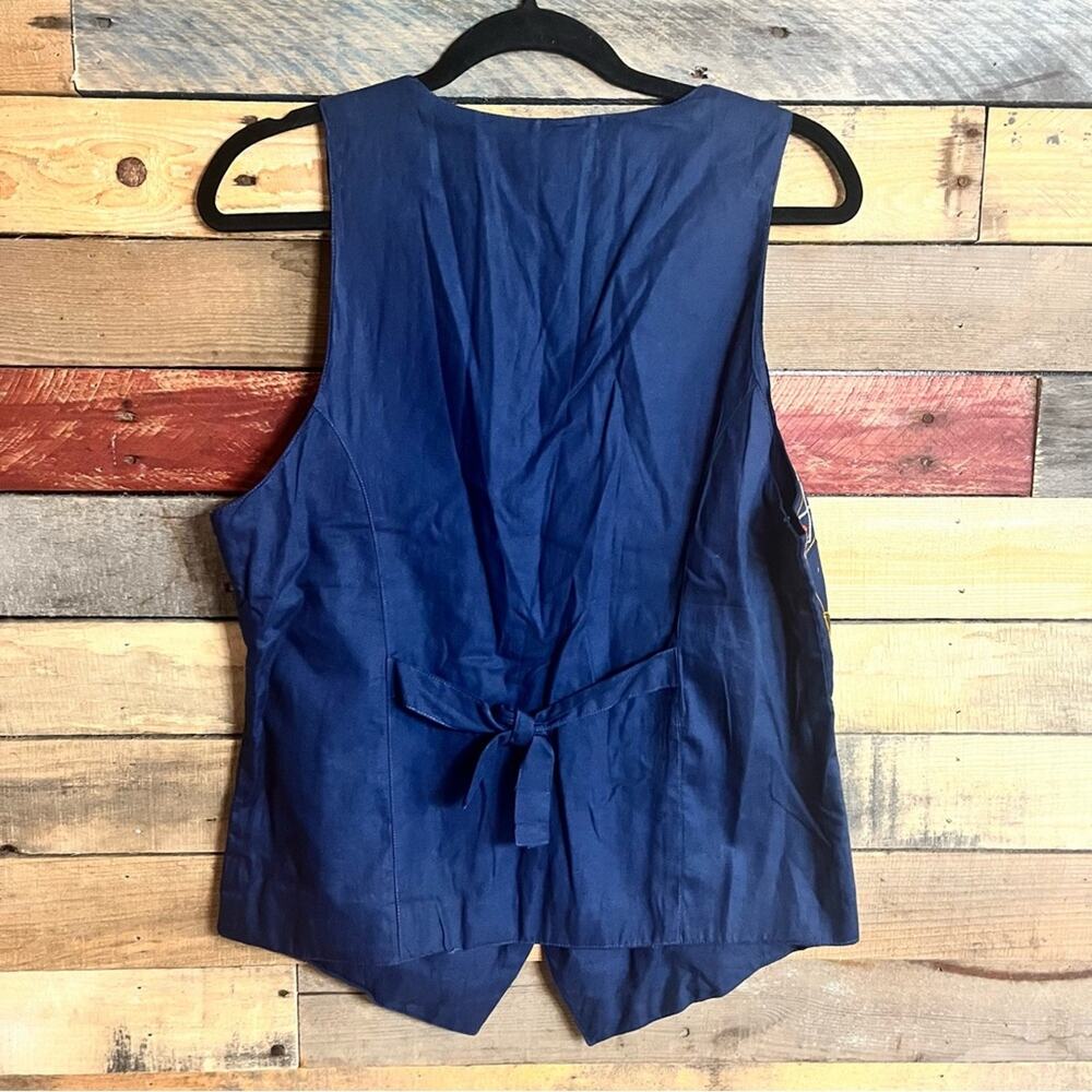 County Seat Nuovo Blue Vest Size‎ Large - Picture 2 of 10